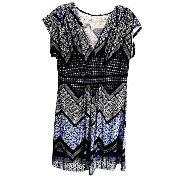 Perceptions Concepts Large Women's Sleeveless Maxi BOHO Sun Dress Miss 12 14 L - Picture 3 of 7